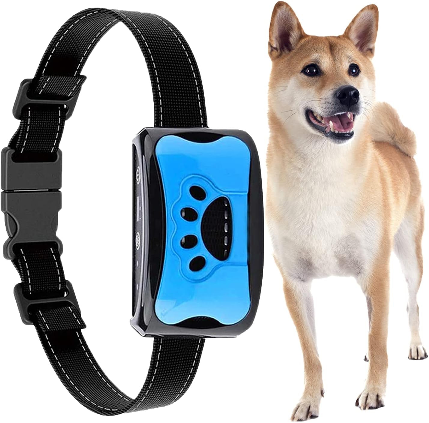 Anti-Bell-Halsband für Hunde - Ton & Vibration